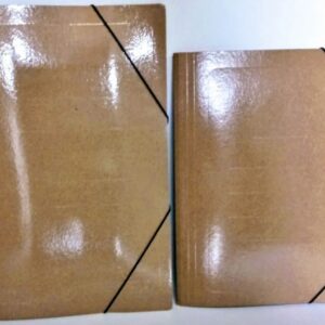 CARPETA PRESPAN C/ELAST.MARRON