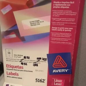 ETIQ.BLANCA MOD 5163X100 AVERY
