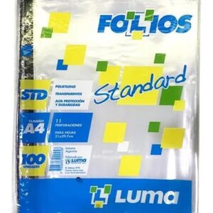 FOLIO DE POLIETILENO LUMA A4