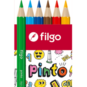LAPIZ DE COLOR CORTOS X 6 FILGO