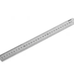 REGLA METALICA DE 30 CM.