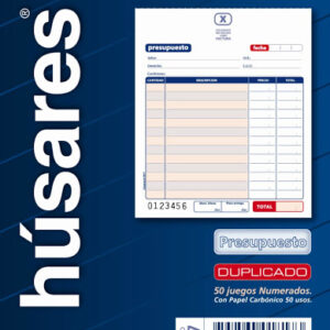 TALONARIO PRESUP.XDUPL.X 50 HU