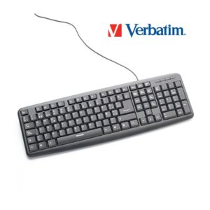 TECLADO USB CON CABLE VERBATIM