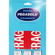 ETIQUETAS C/LEYFRAGIL PEGASOLA
