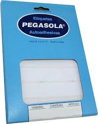 ETIQUETAS MED. VARIAS PEGASOLA
